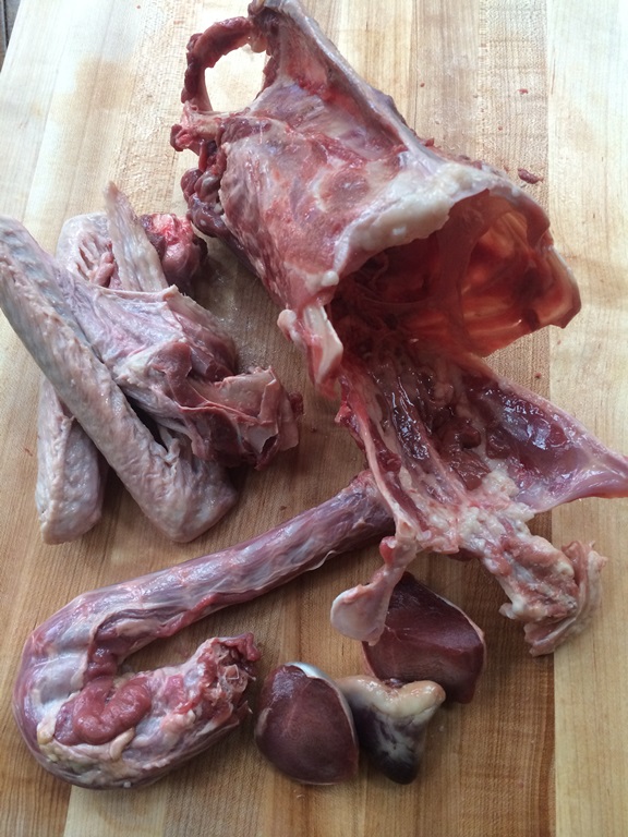 Goose Carcass for Stock