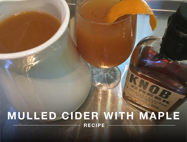 Mulled Cider with Maple Sous Vide Drink Recipe