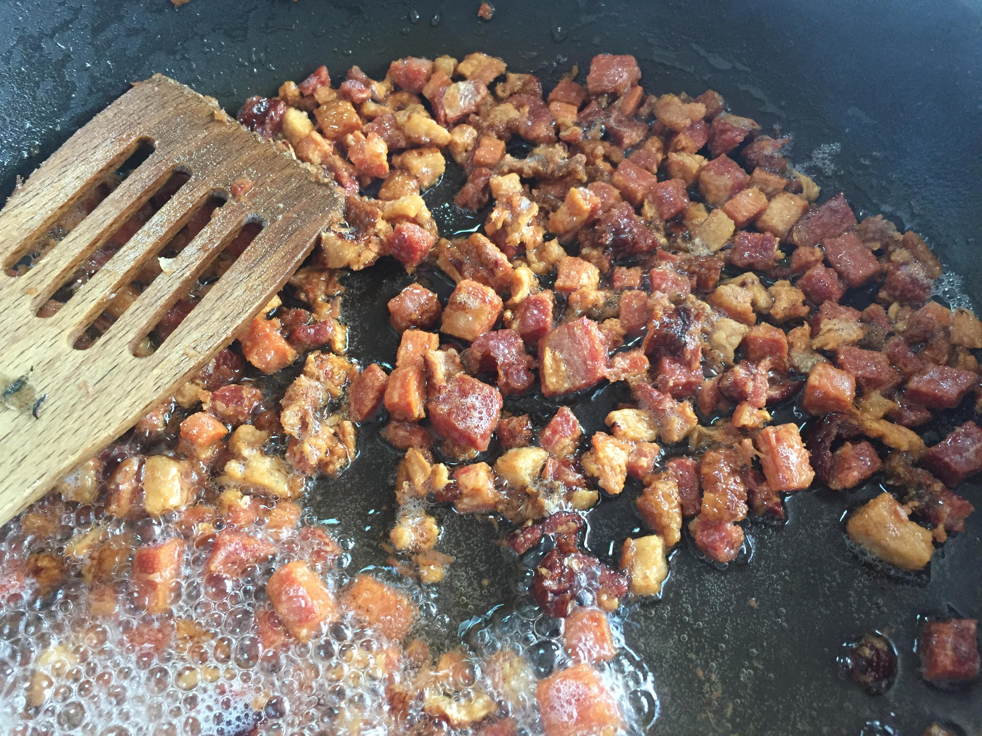 sous vide bacon bread image