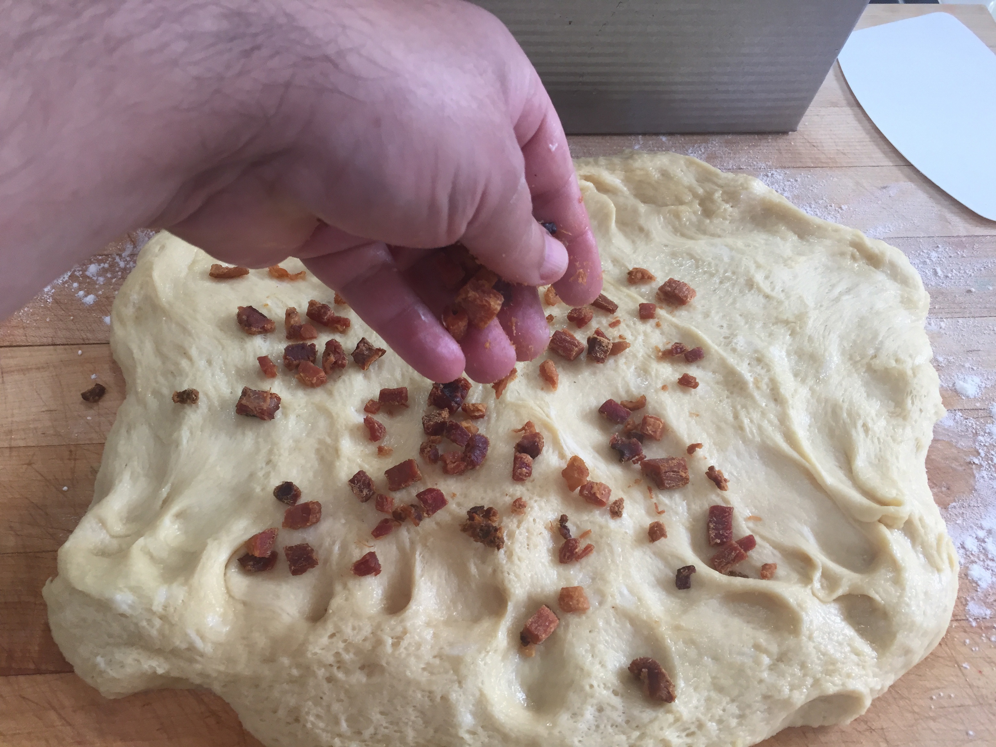 sous vide bacon bread picture 