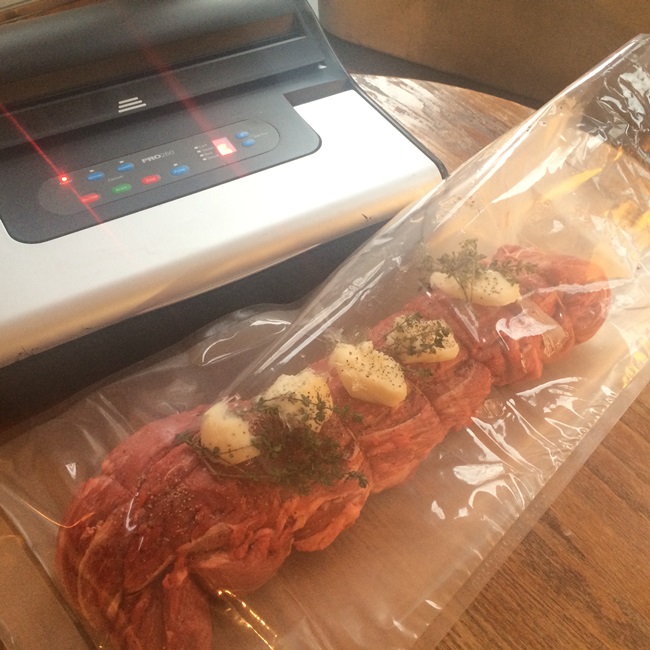 Beef Tenderloin in VacMaster Pouch