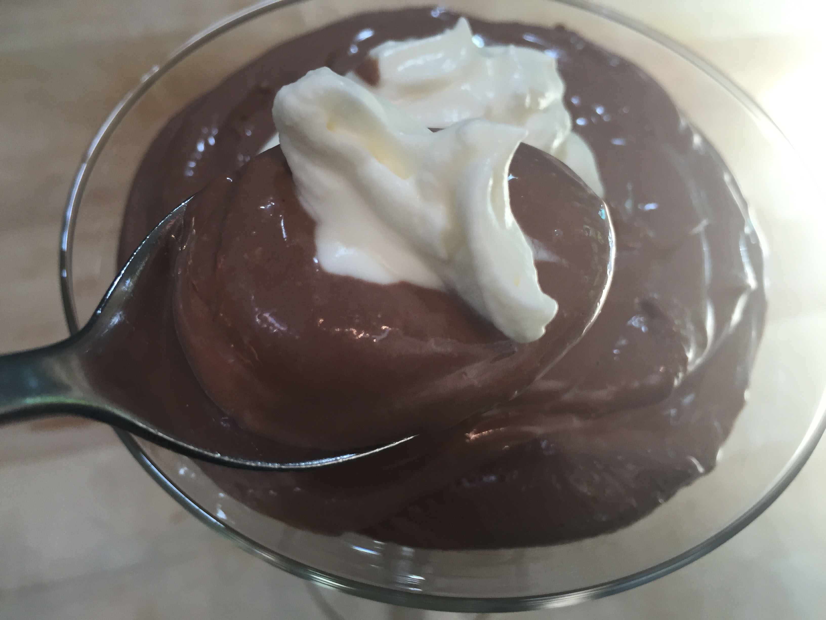 Finished Chocolate Maple Pudding