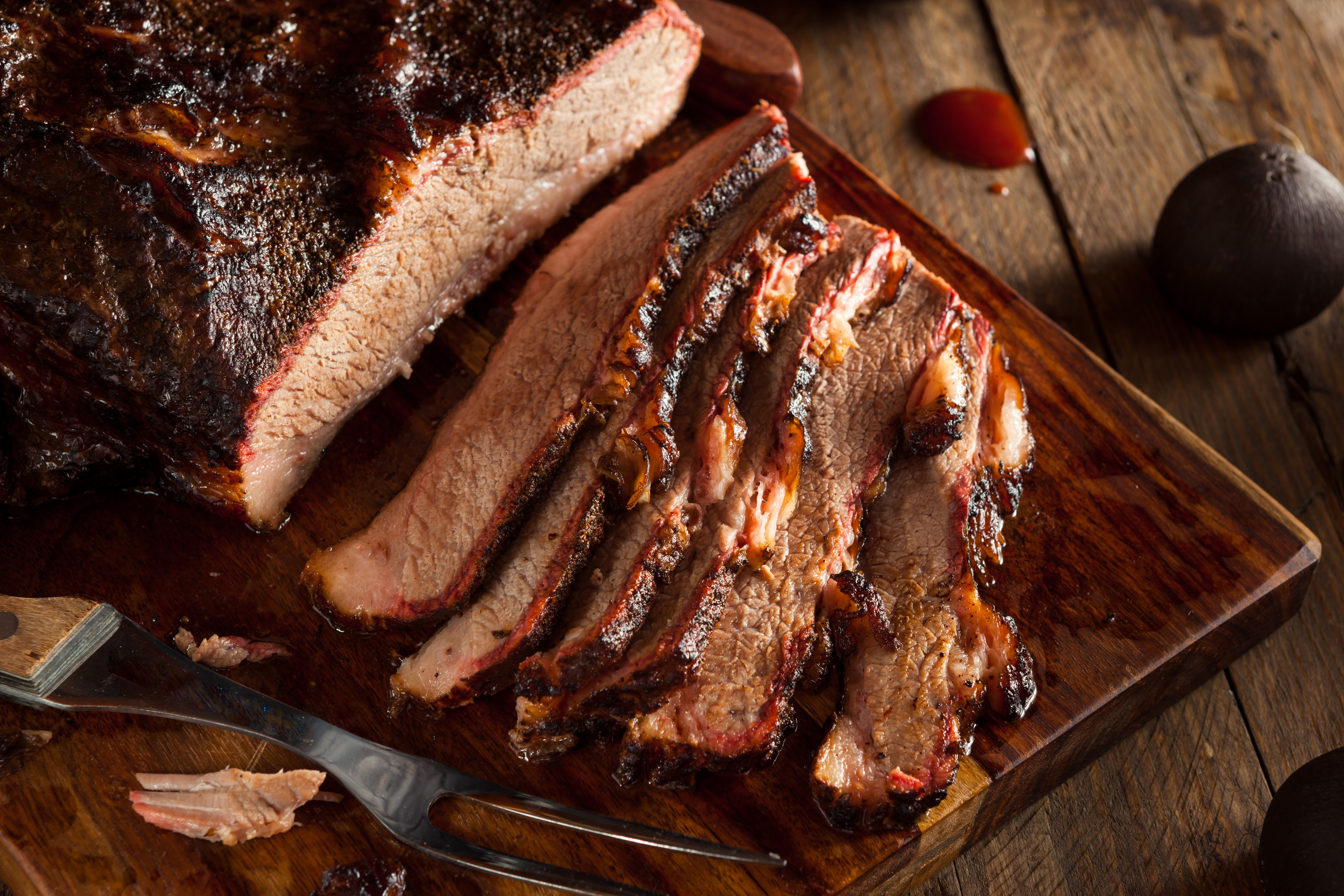 sous vide and smoked brisket