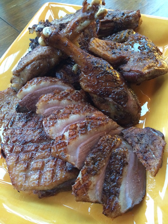 Goose with Maple citrus rub