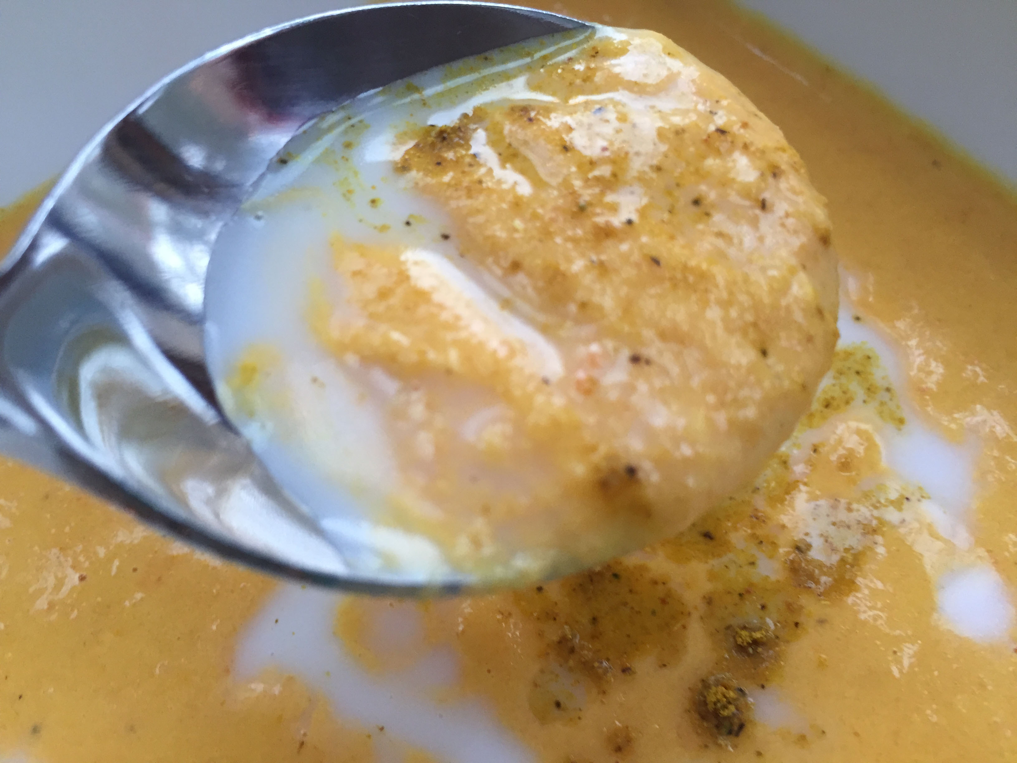 Sous vide carrot soup