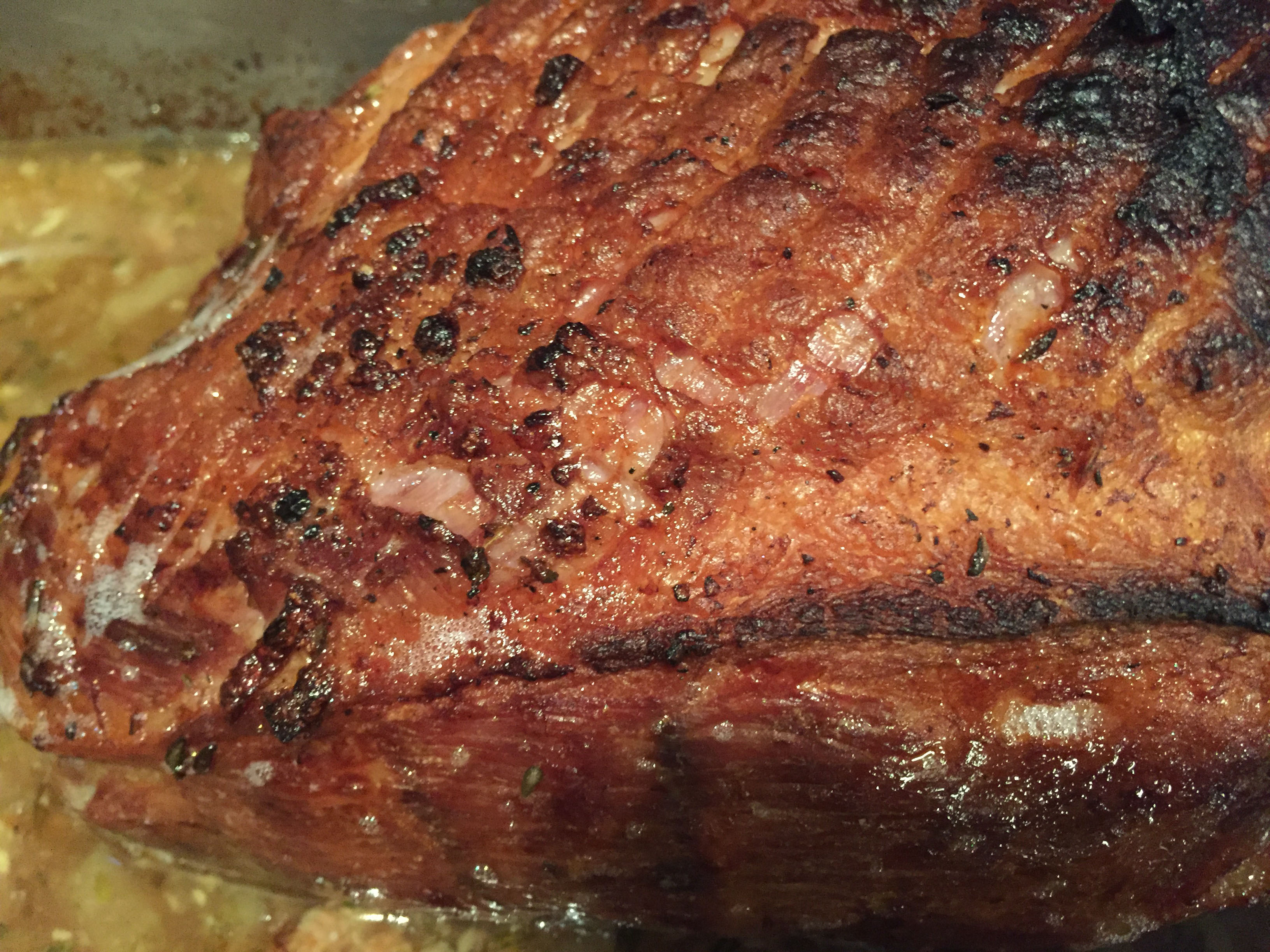 Cooked pork shoulder