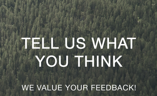 We value your feedback