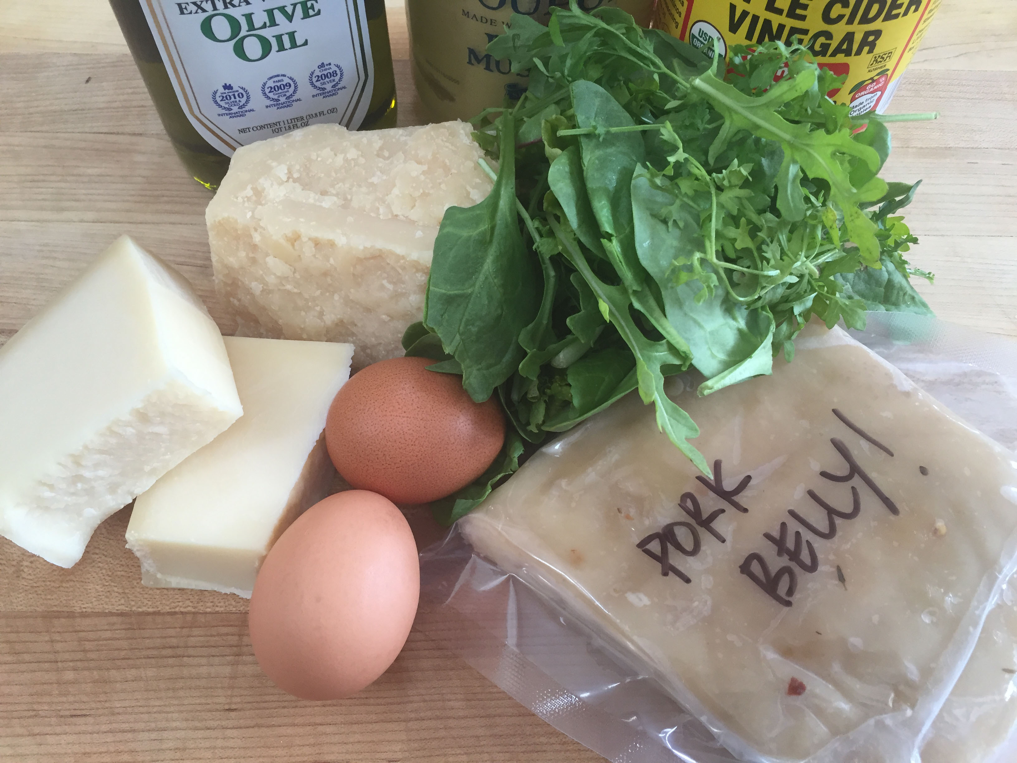 Egg salad ingredients