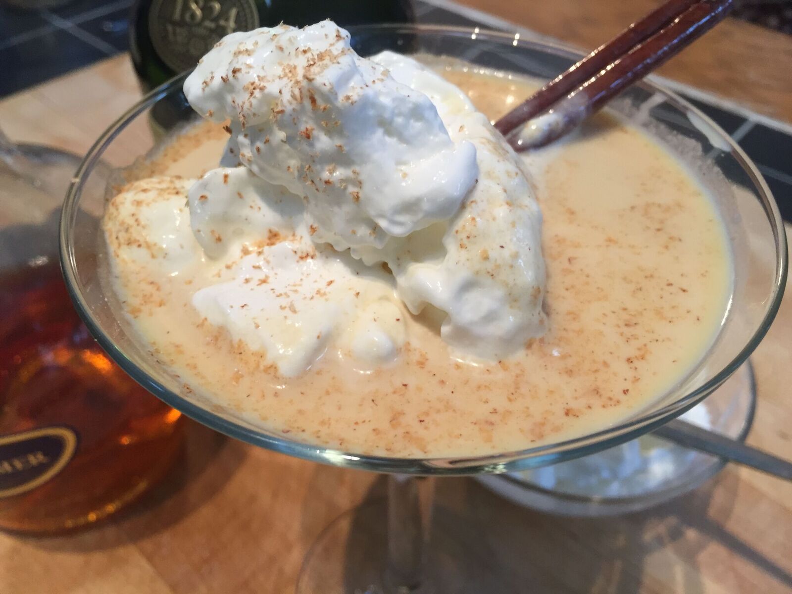 Sous vide eggnog