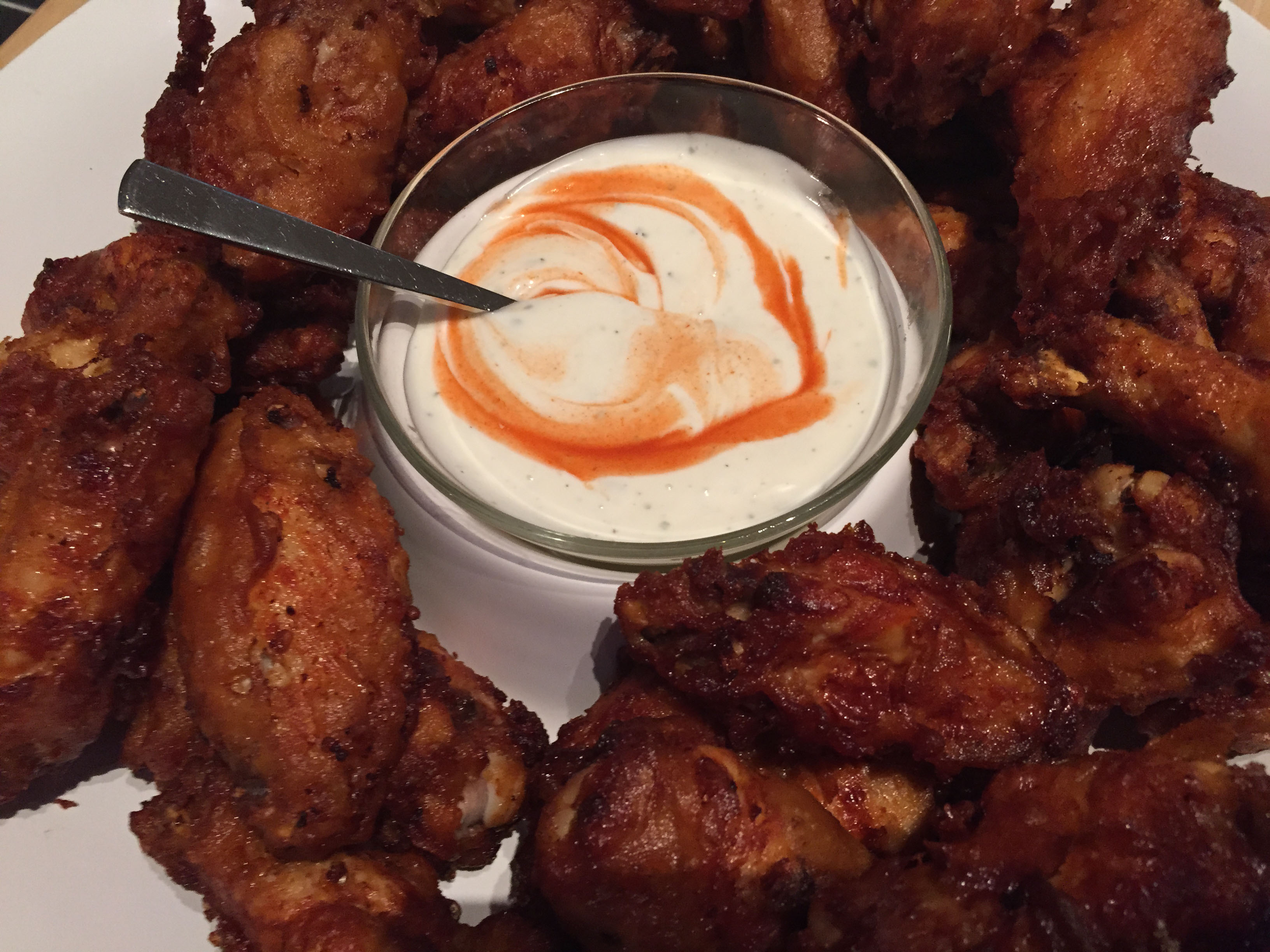 Sous vide chicken wings