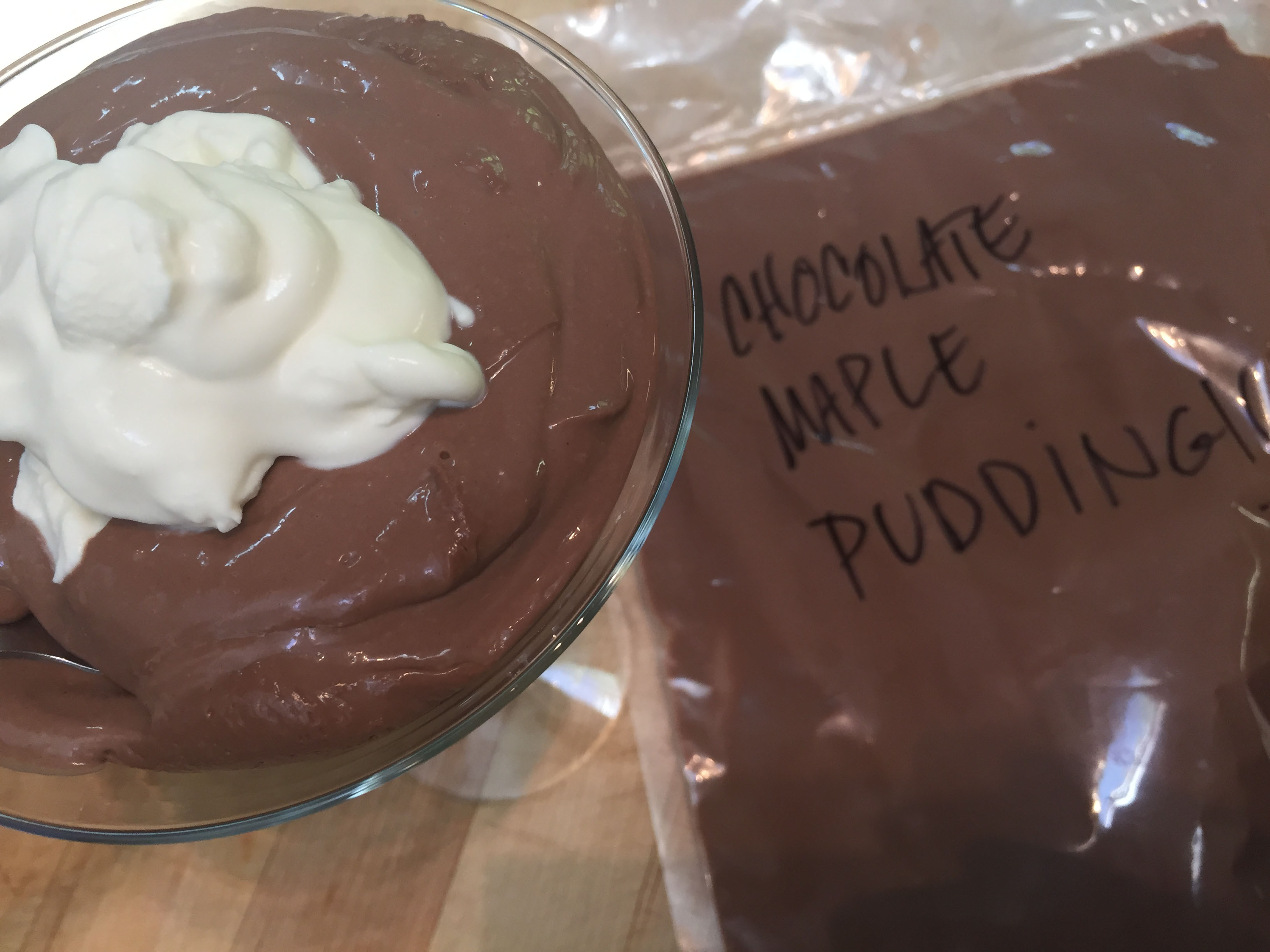 Chocolate Maple Pudding