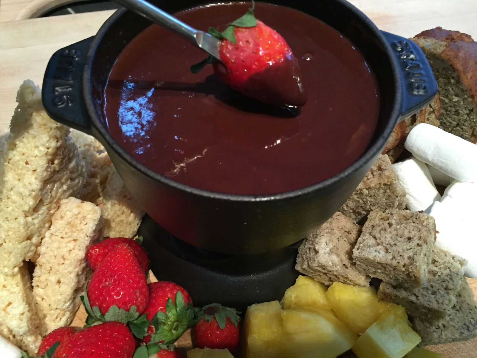 sous vide chocolate fondue