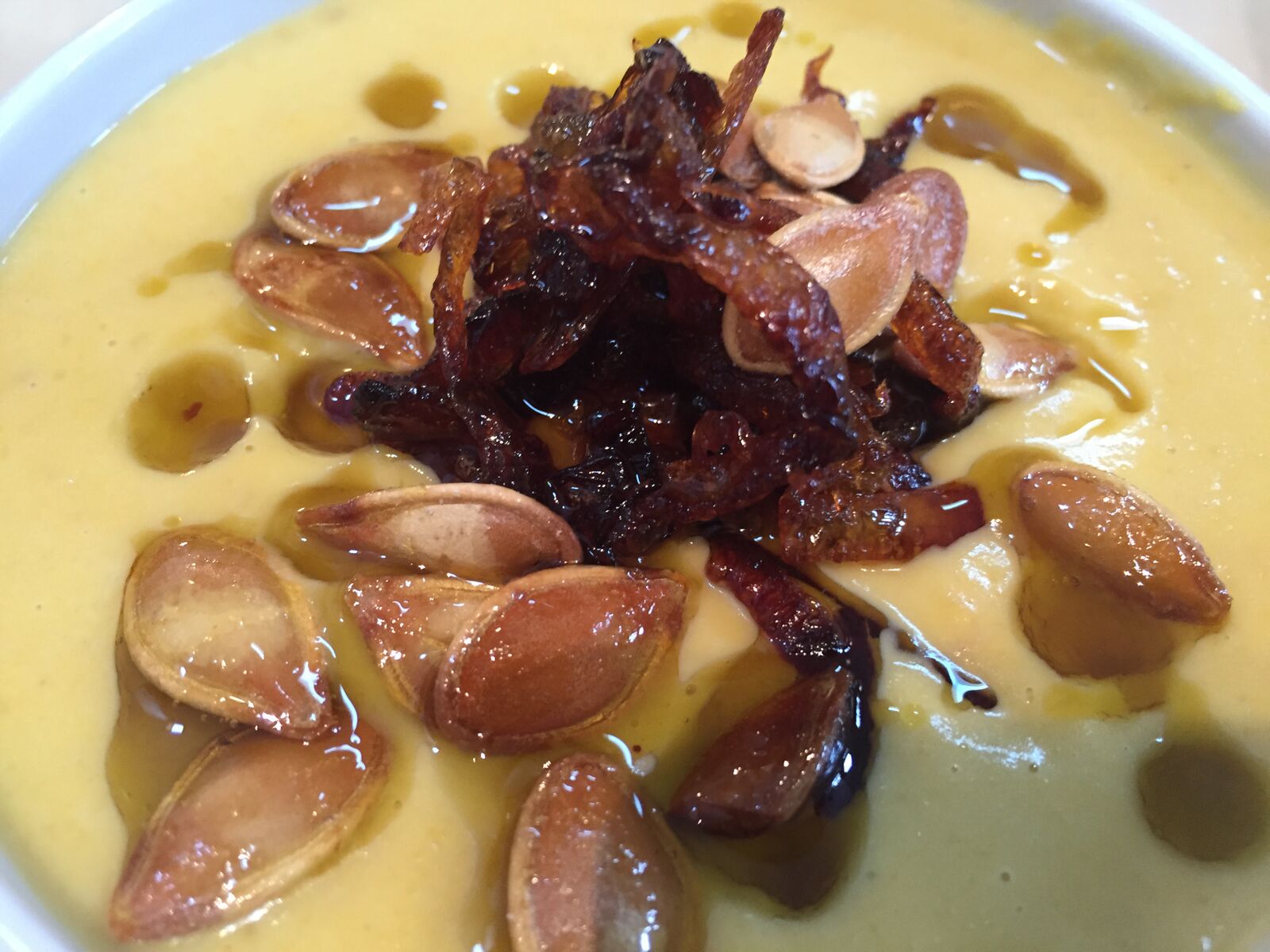 sous vide pumpkin soup