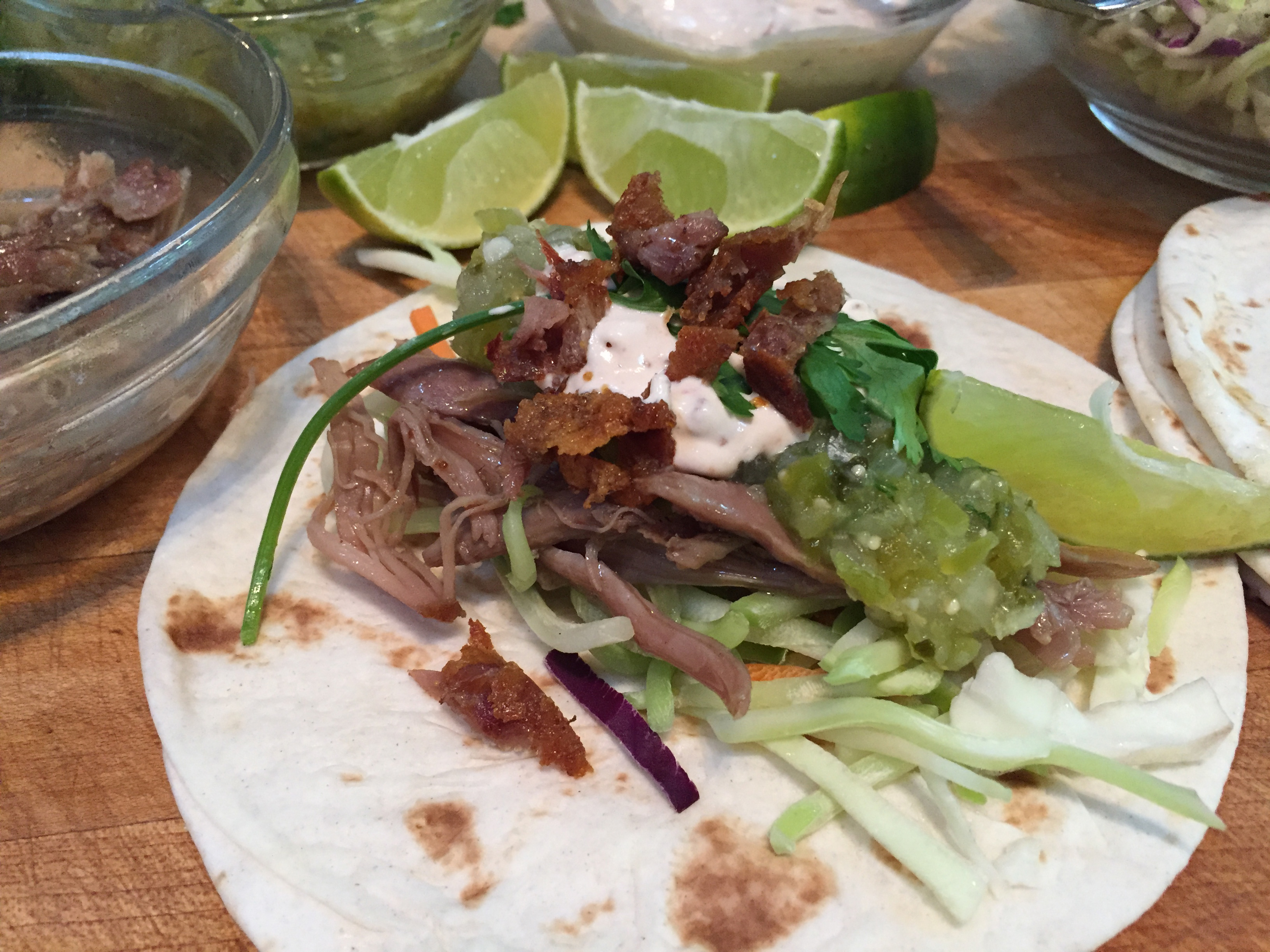 confit duck tacos picture 1