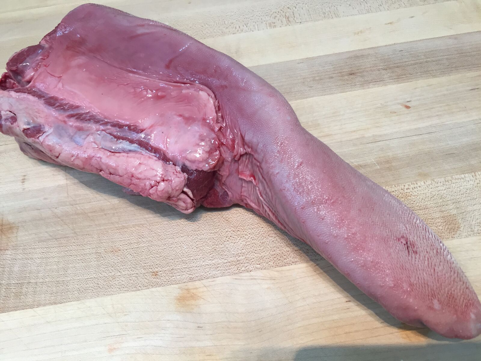 Whole beef tongue