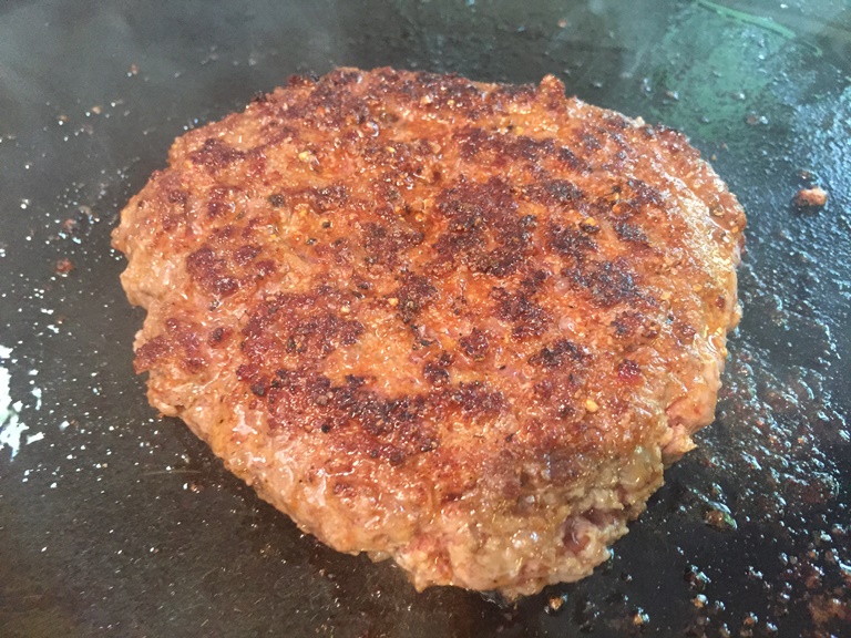 Sous Vide Hamburger Seared