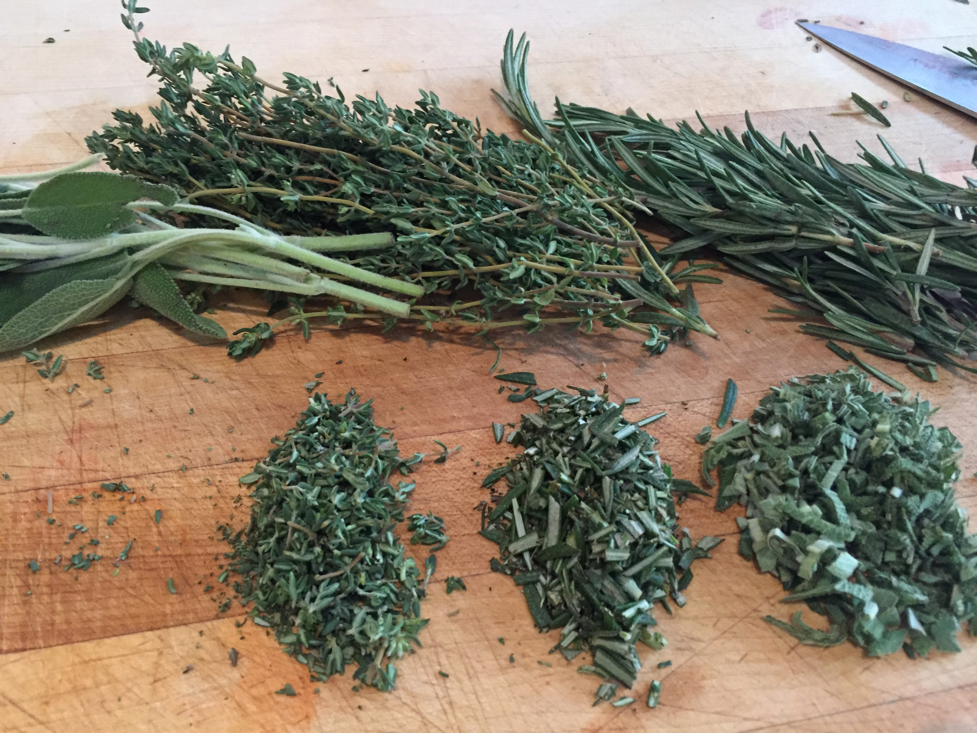 Turkey Shepherd's Pie herbs