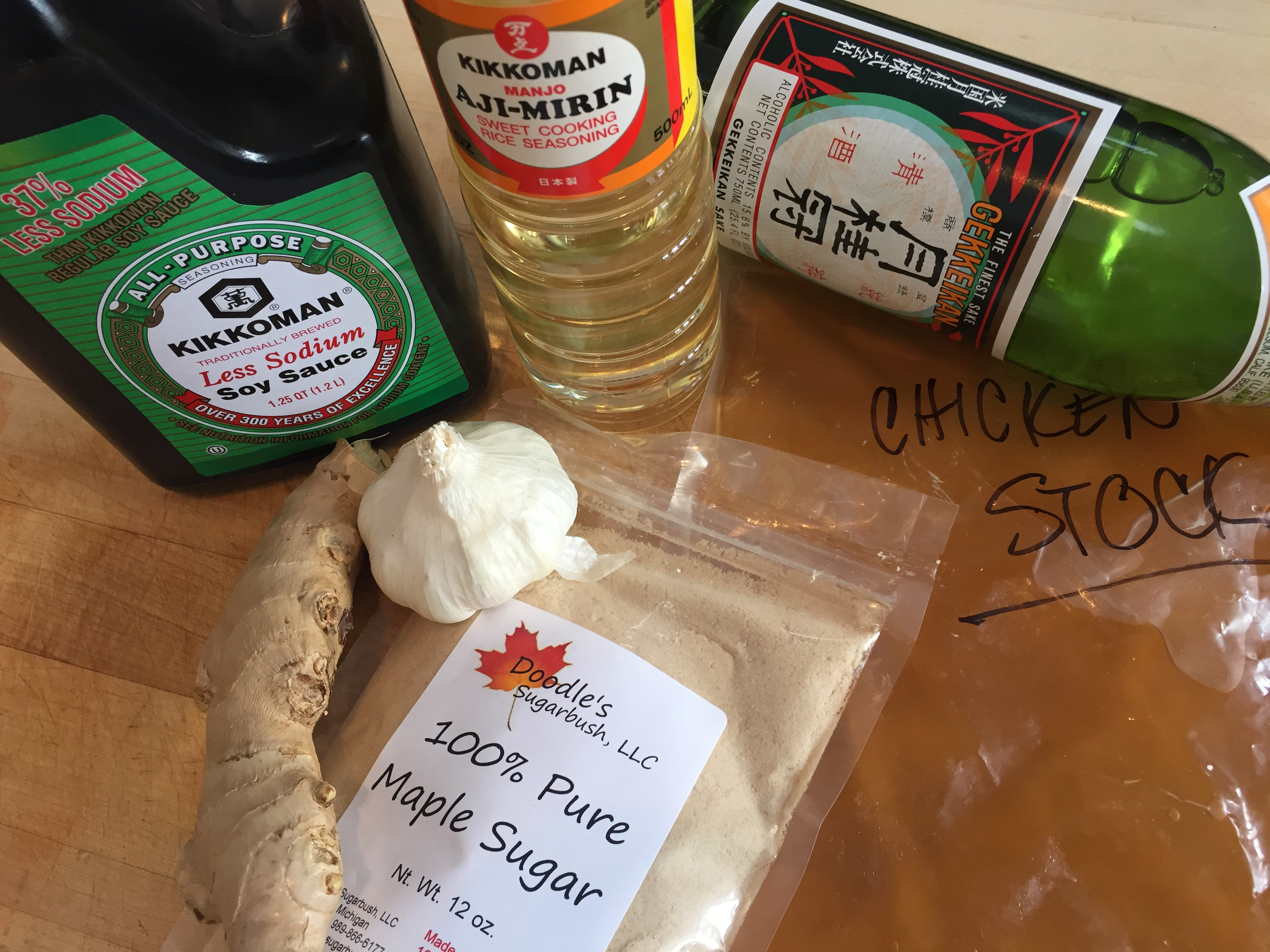 maple teriyaki ingredients