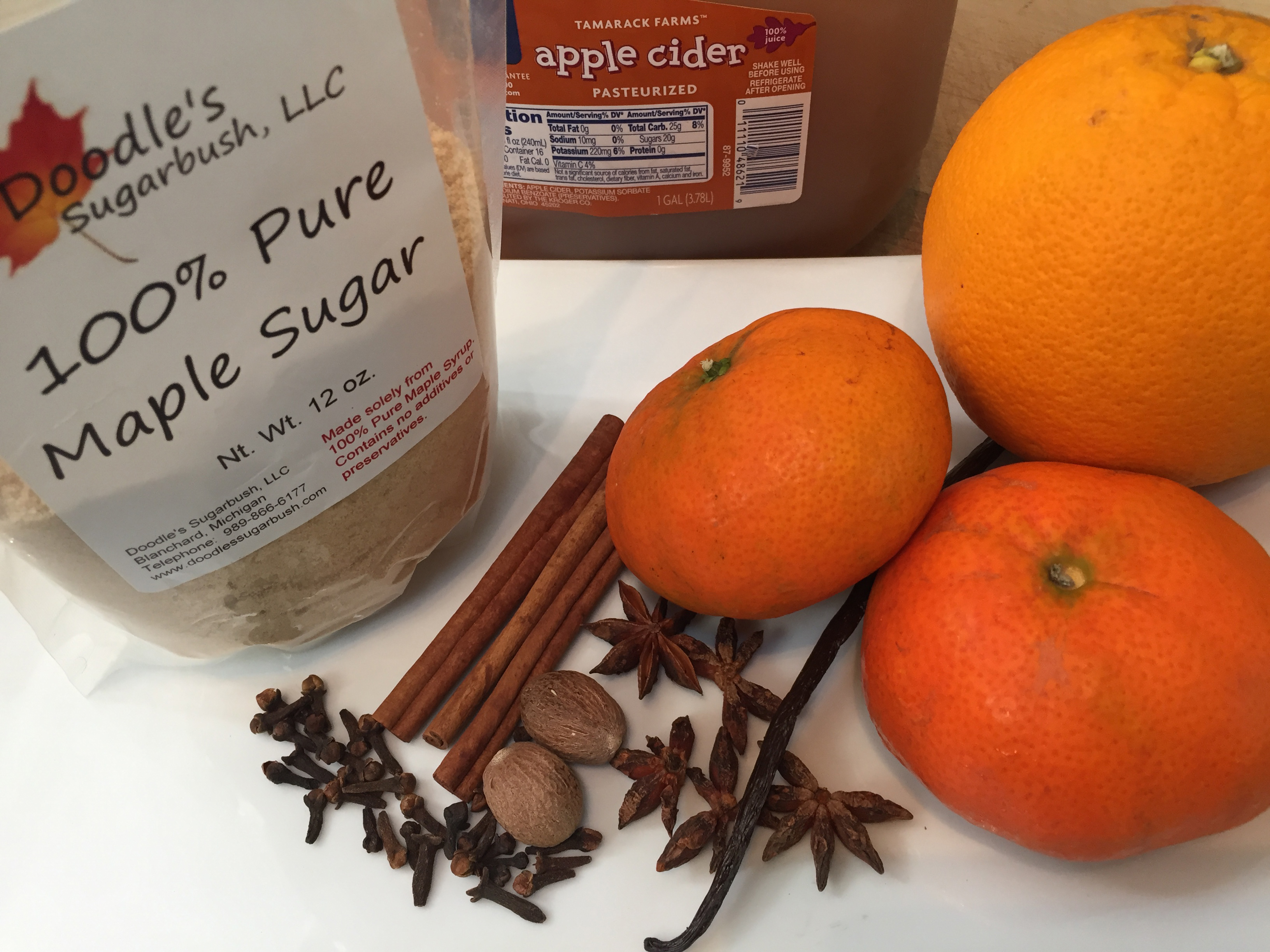 mulled cider ingredients