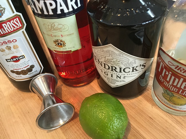 Negroni Ingredients