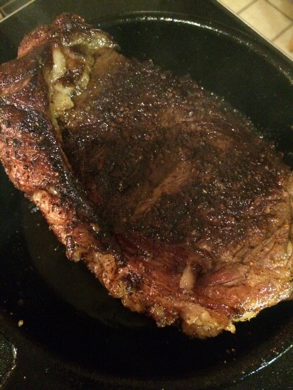 New York Strip in Skillet