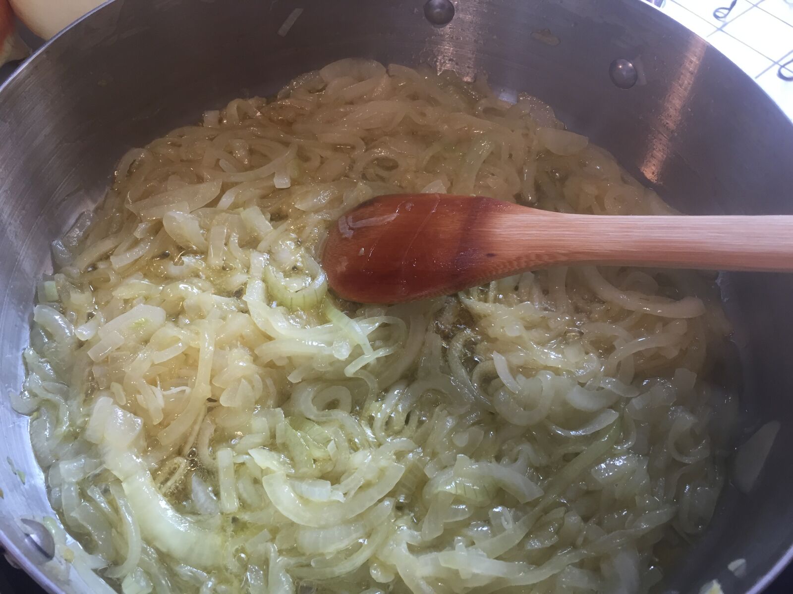 making pumpkin soup