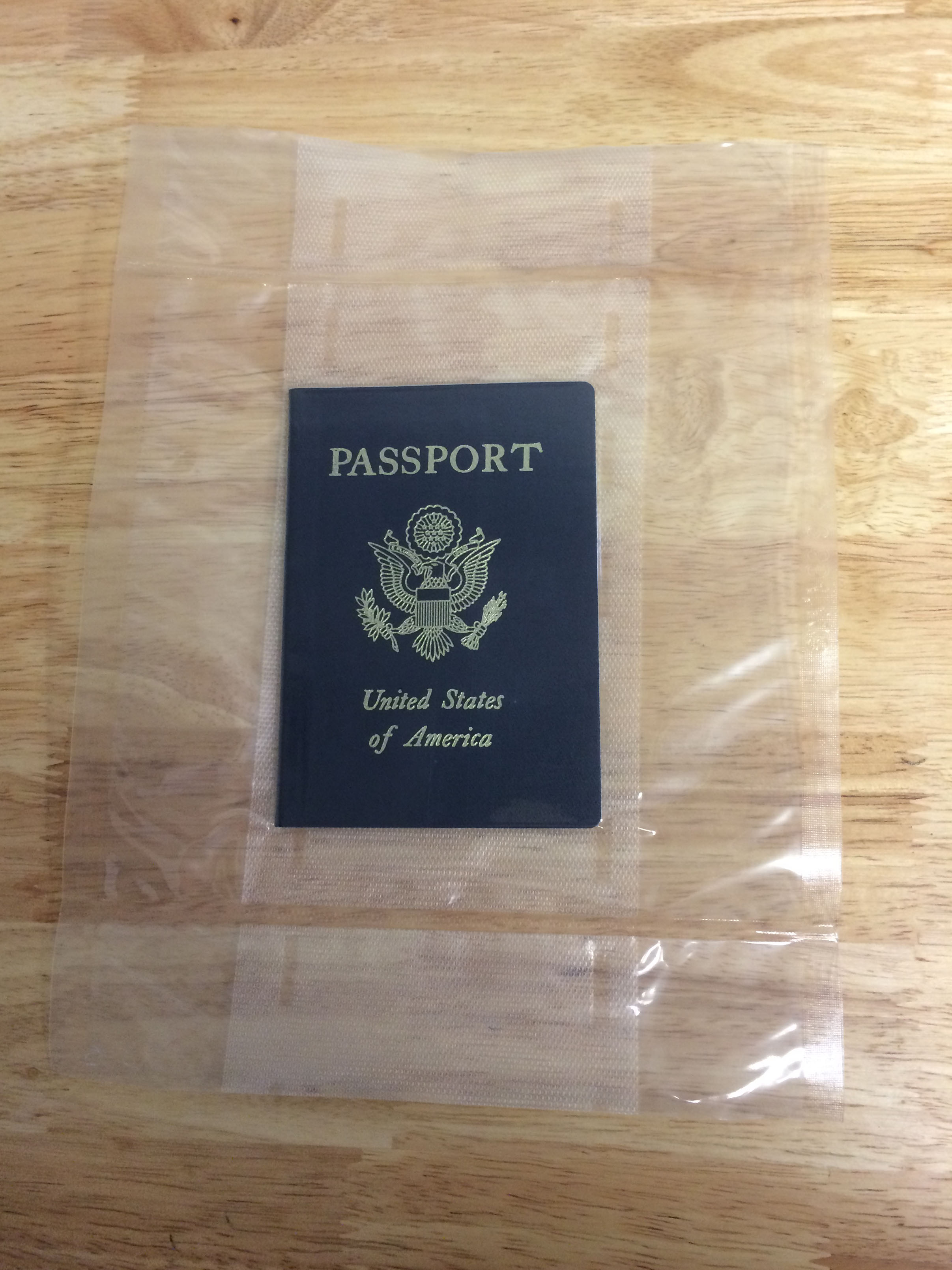 Vacuum sealed passport