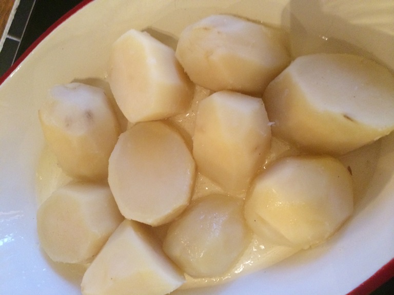 Potatoes in Goose Fat