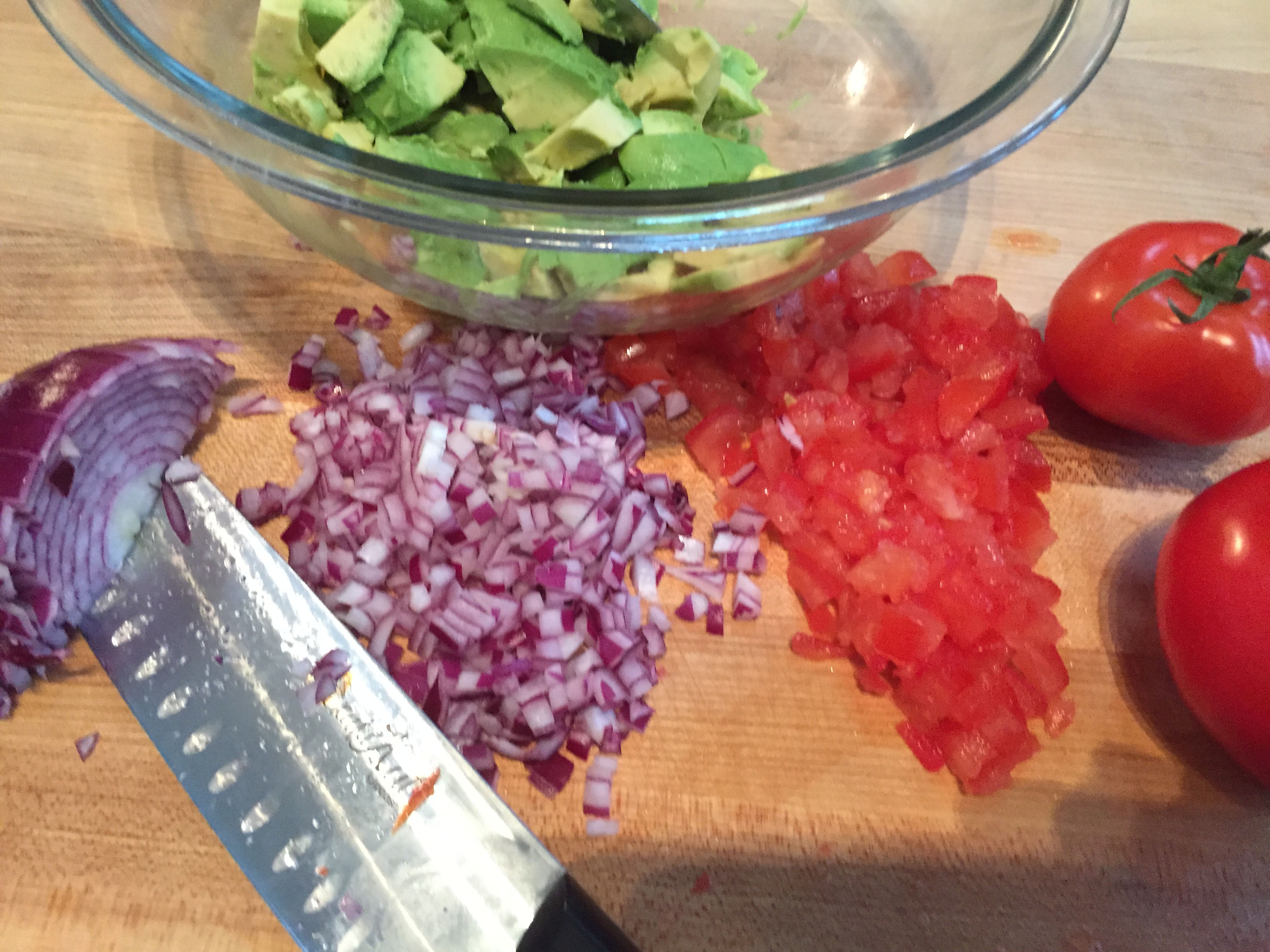 Preparing Guacamole