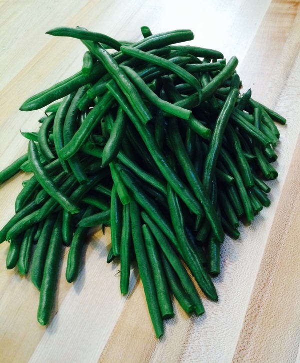 processed green beans for blanching