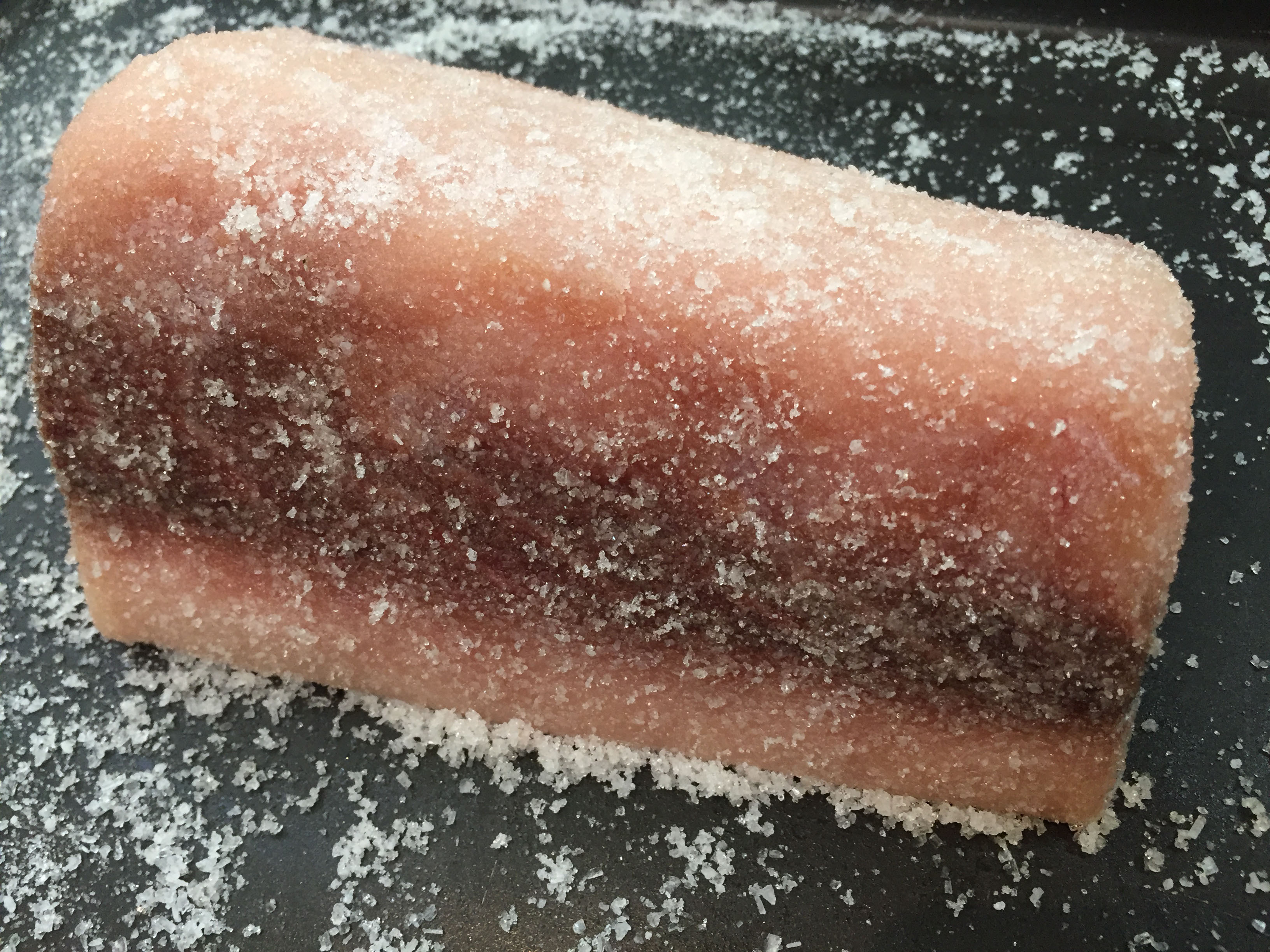 Curing swordfish