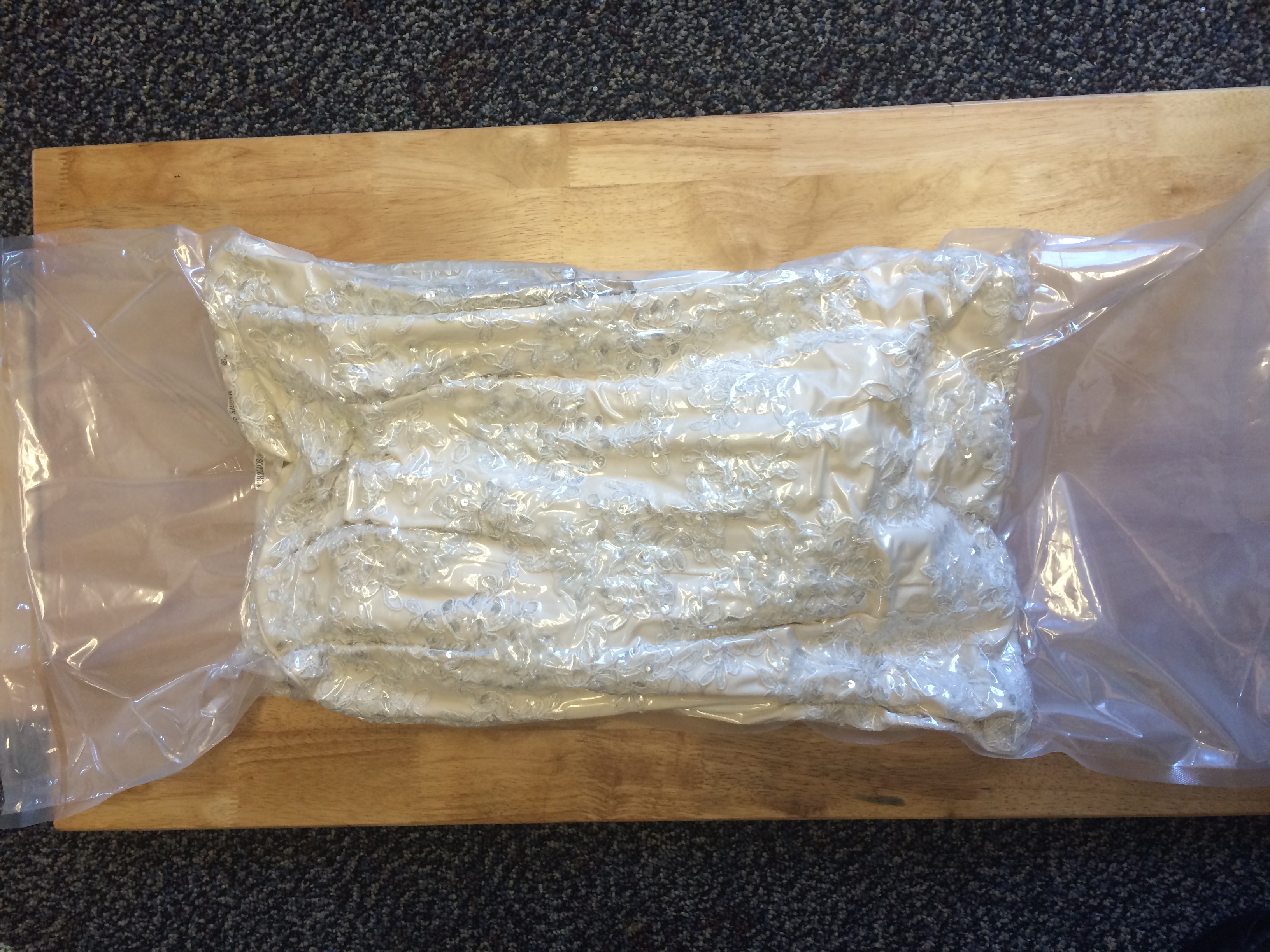 Vacuum Sealed Wedding Dress