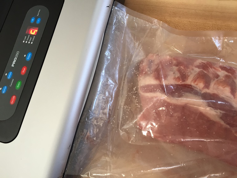 pro260 vacmaster baby back ribs