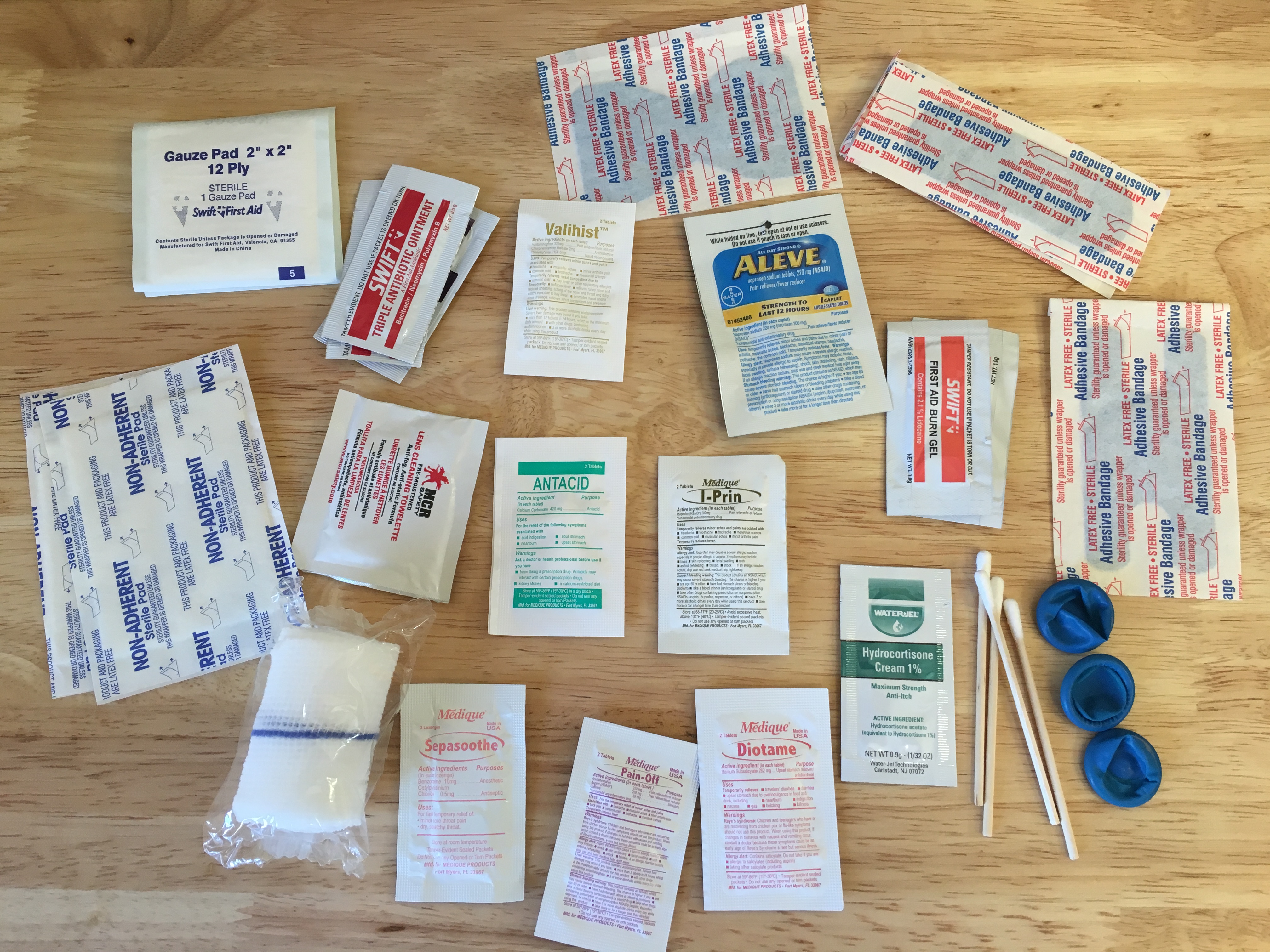 VacMaster first aid kit supplies