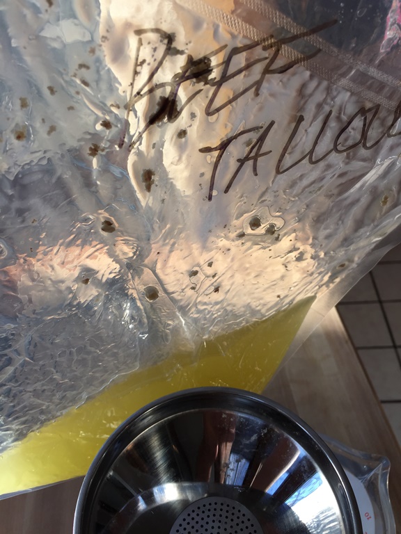 Beef Tallow Strain