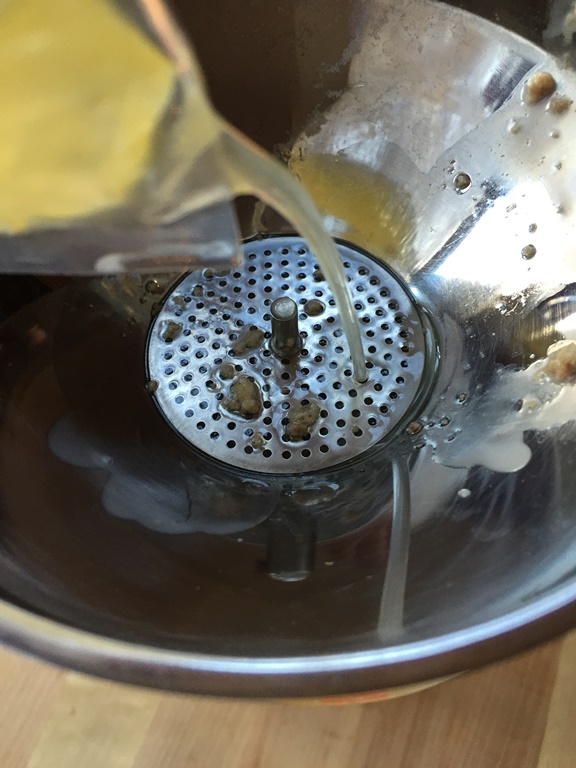 Tallow Straining