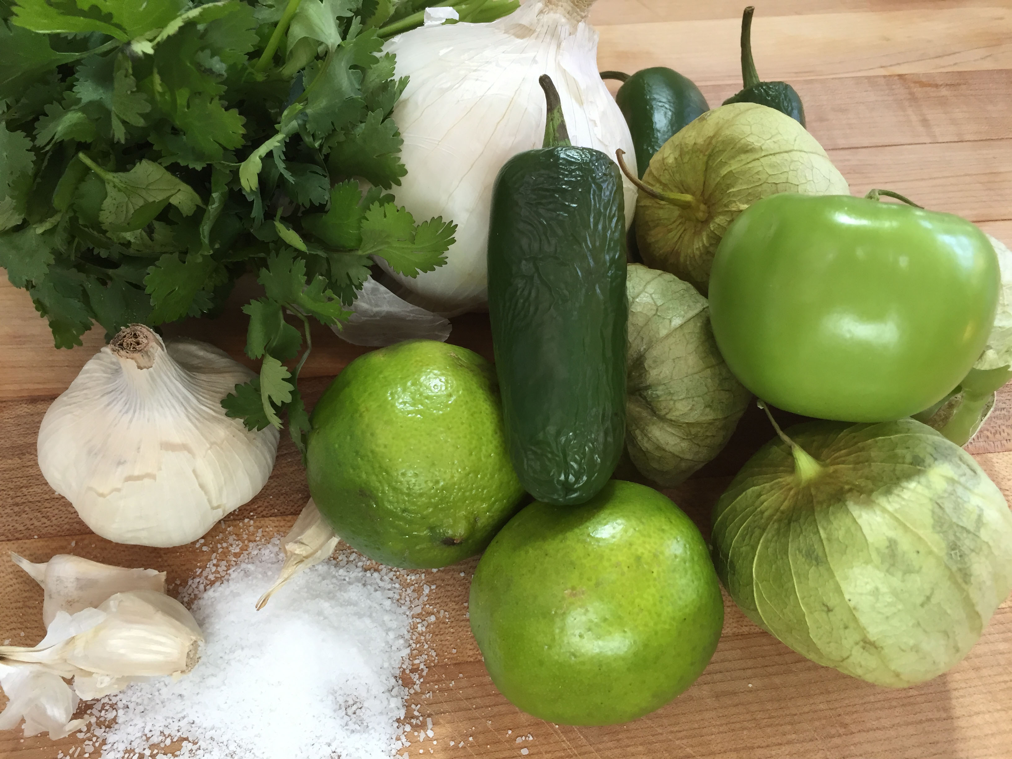 Tomatillo salsa ingredients