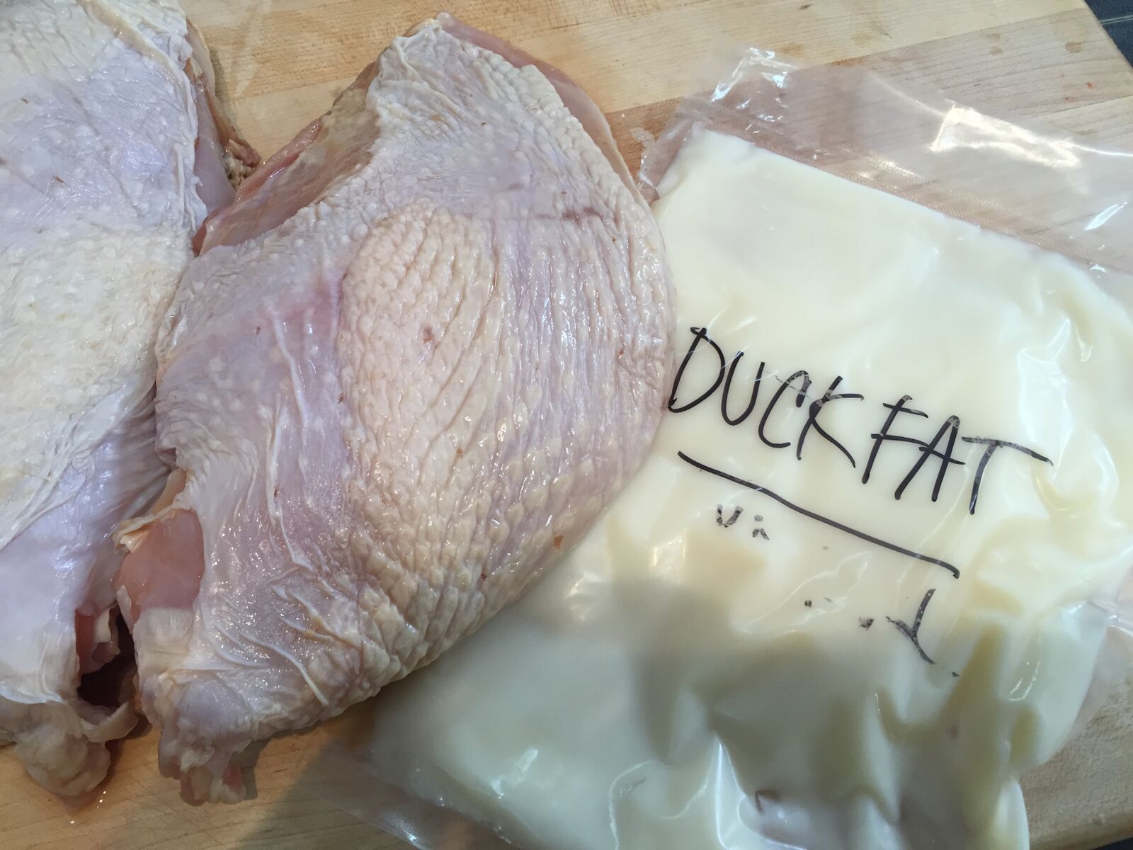 turkey and duck fat