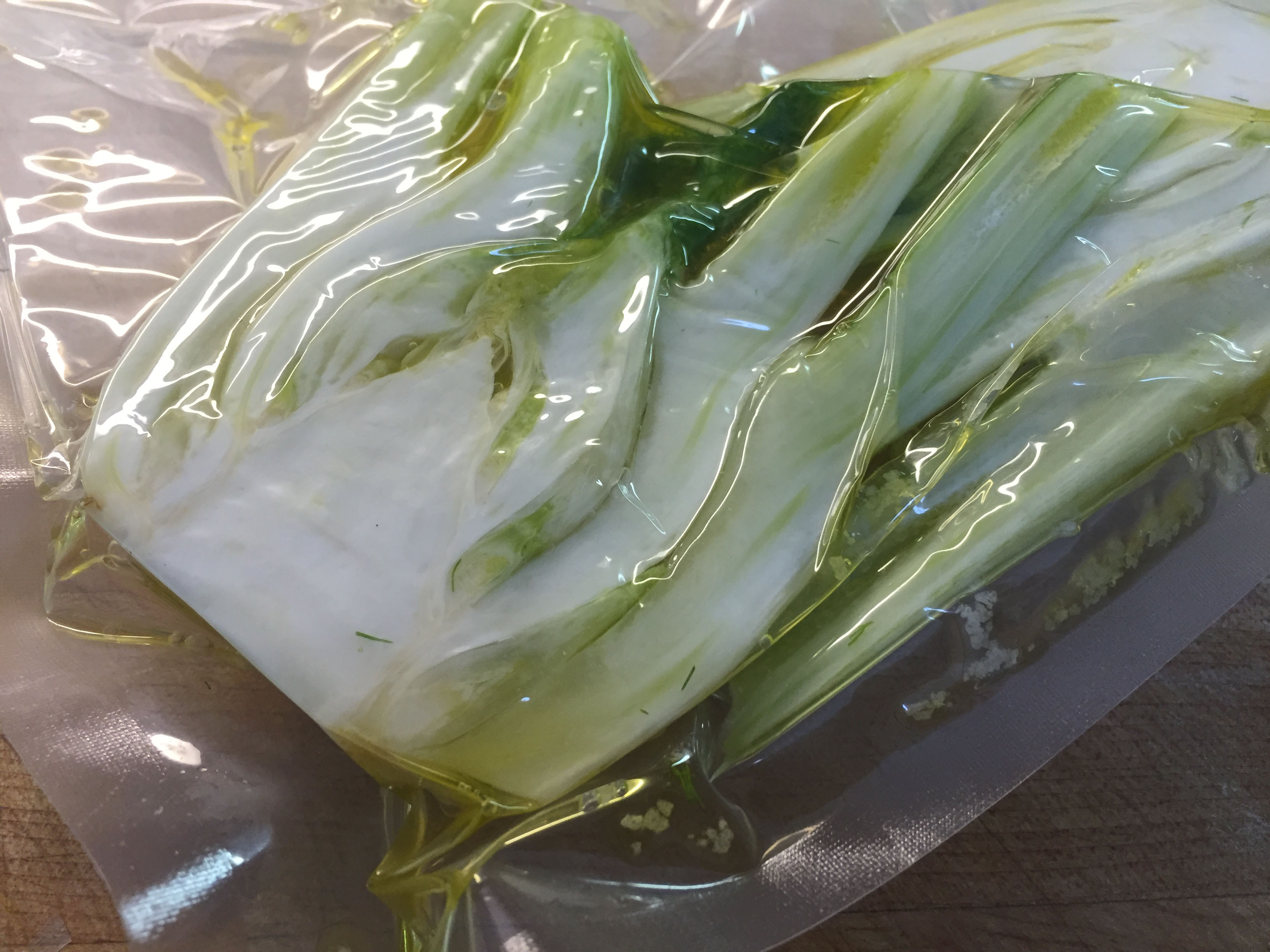 Vacuum sealed fennel